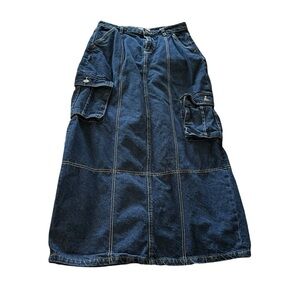 Cotton On Dark Blue Maxi Skirt